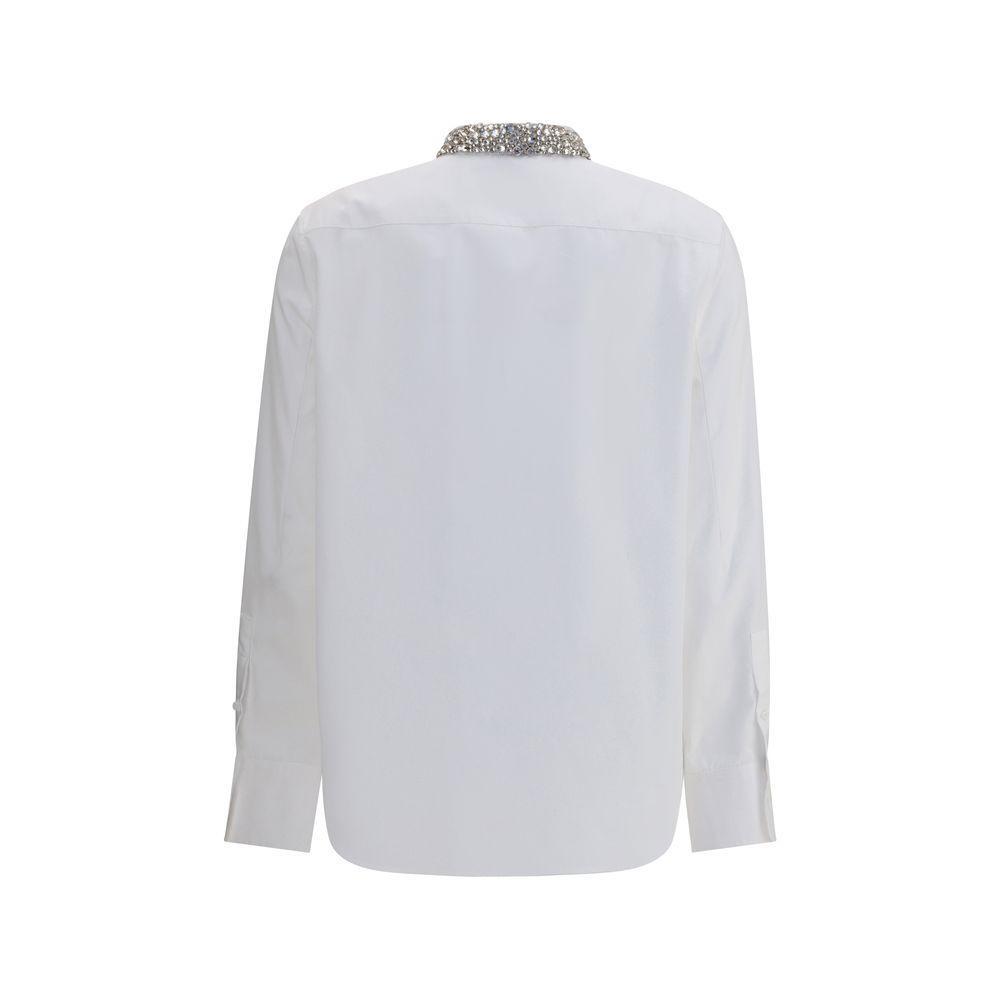 Alexander McQueen Shirt with embellished collar AL-838926QAABT9000-IT42 | L