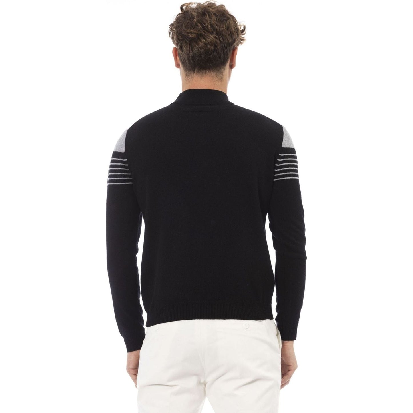 Alpha Studio Sweaters AU123H_9001NEROGRIGIO:401490
