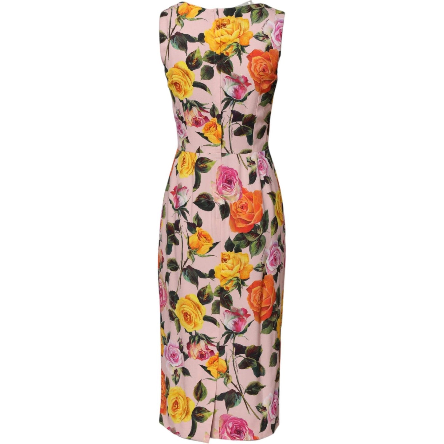 Dolce & Gabbana Multicolor Floral Knee Length Sheath Dress DR81541-38