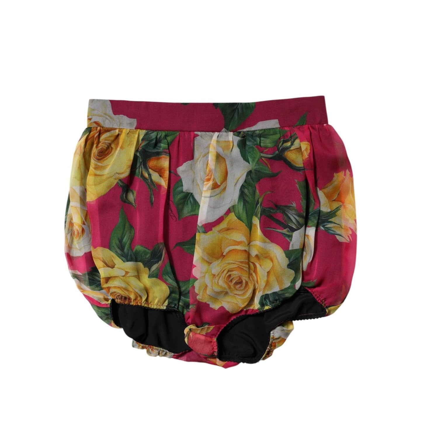 Dolce & Gabbana Red Floral High Waist Women Hot Pants Shorts PAN74910-40