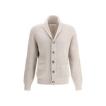 Brunello Cucinelli Ribbed Cardigan BR-MNI708606C2438-IT46 | S