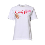 Golden Goose White Printed Round Neck T-shirt TSH87627-38