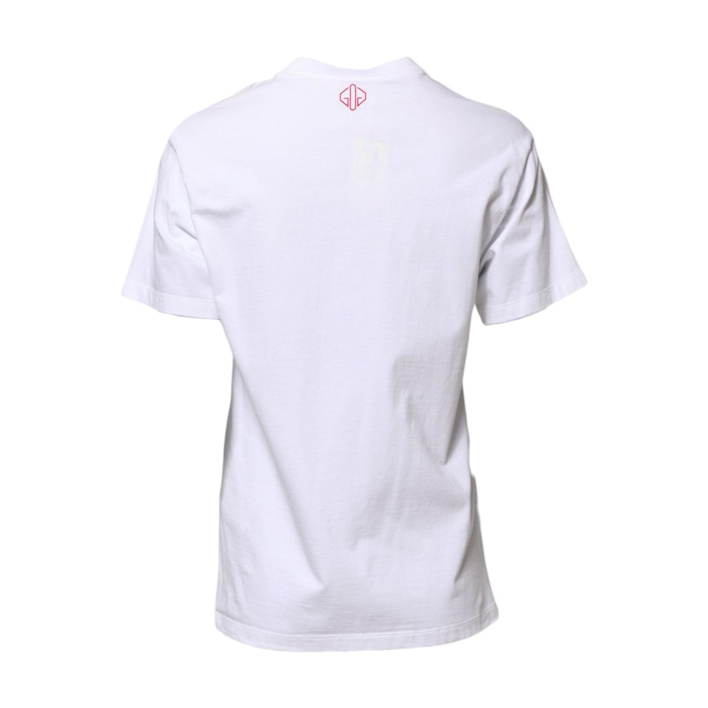 Golden Goose White Printed Round Neck T-shirt TSH87627-38
