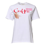 Golden Goose White Printed Round Neck T-shirt TSH87627-38