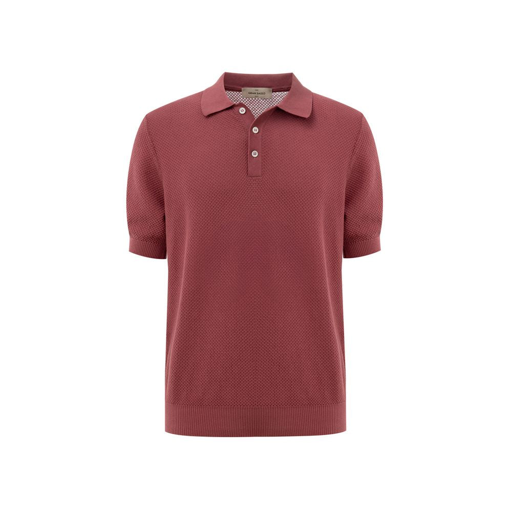 Gran Sasso Red Cotton Polo Shirt GR-9442665-IT50 | L