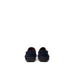 Bally Blue Leather Moccassin