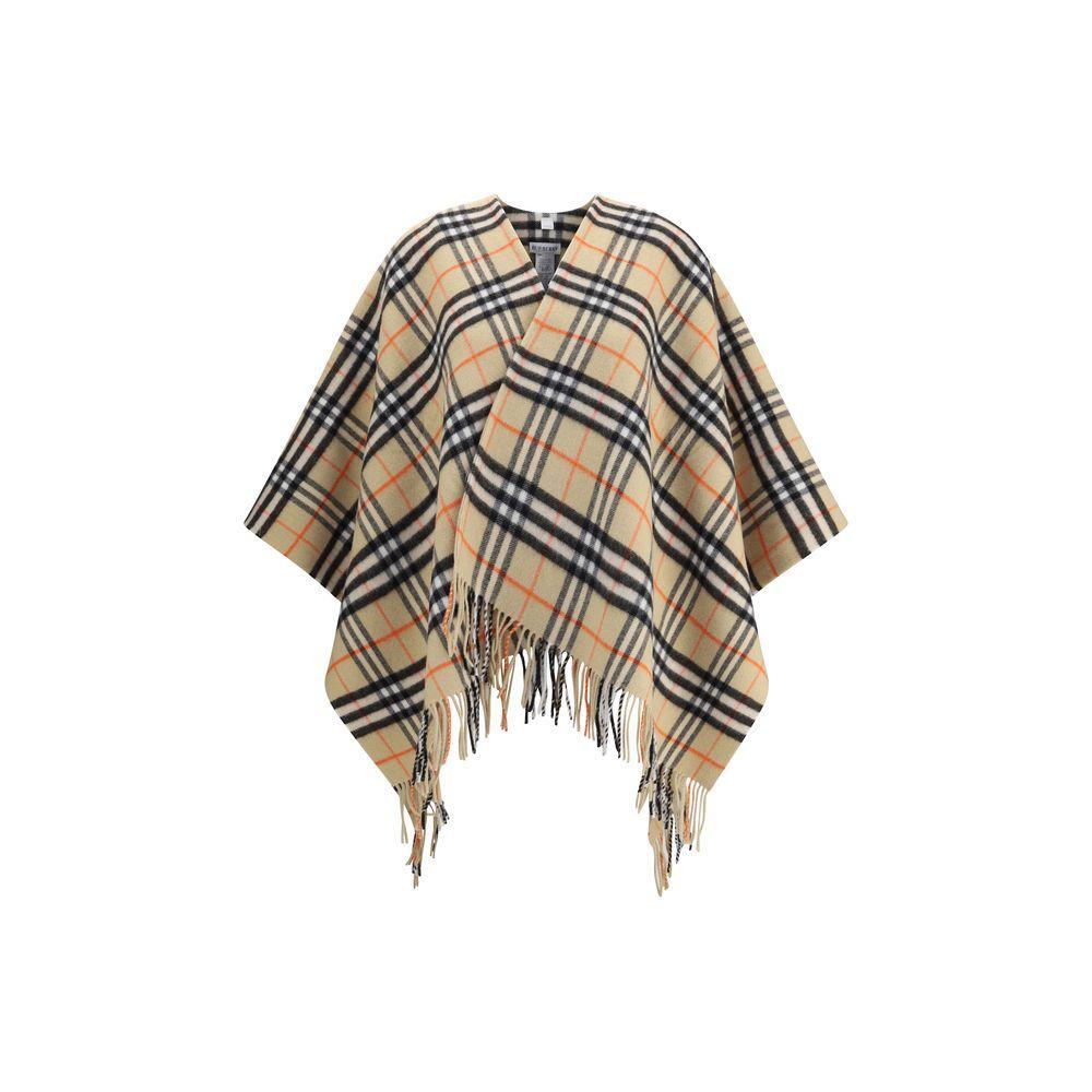 Burberry Archivio Check Cashmere Cape BU-8102992A2021-ONE SIZE