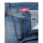 Dolce & Gabbana Blue Cotton High Waist Flared Denim Jeans
