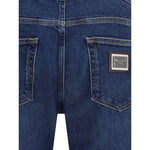 Dolce & Gabbana Mid-Rise Jeans DO-GY07CDG8NI7S9001-IT44 | XS