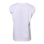 Dolce & Gabbana White Cotton Sleeveless Women Tank T-shirt TSH86621-38