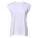 Dolce & Gabbana White Cotton Sleeveless Women Tank T-shirt TSH86621-38