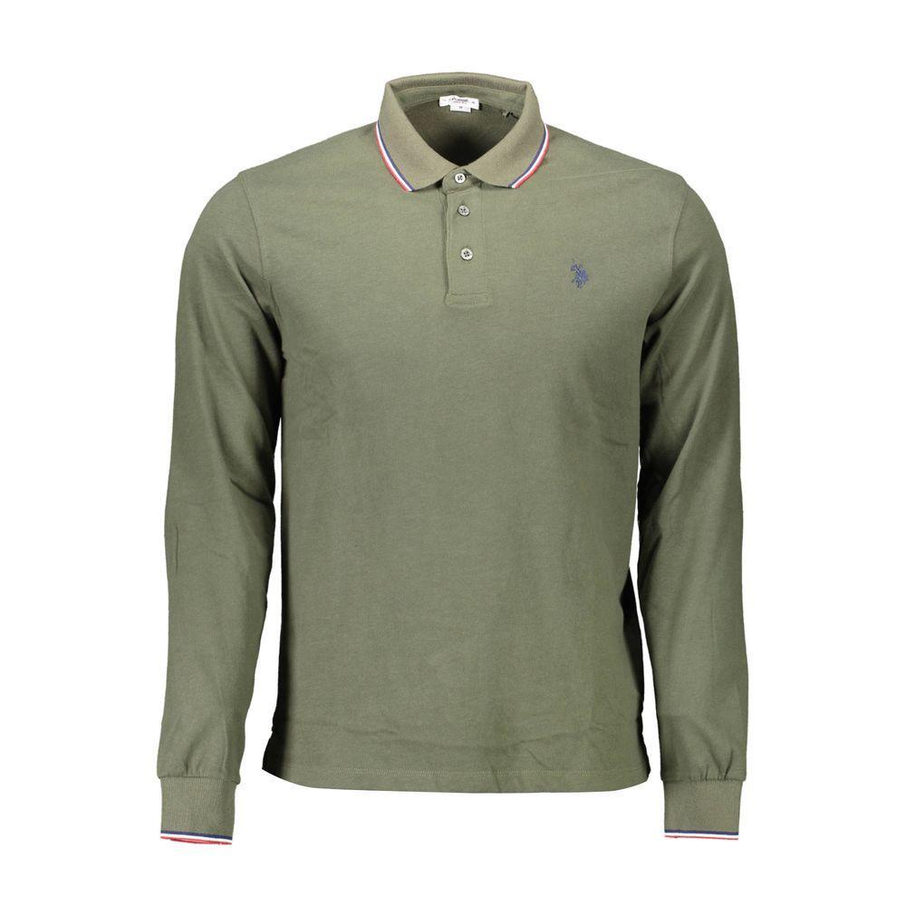 U.S. POLO ASSN. Green Cotton Polo Shirt