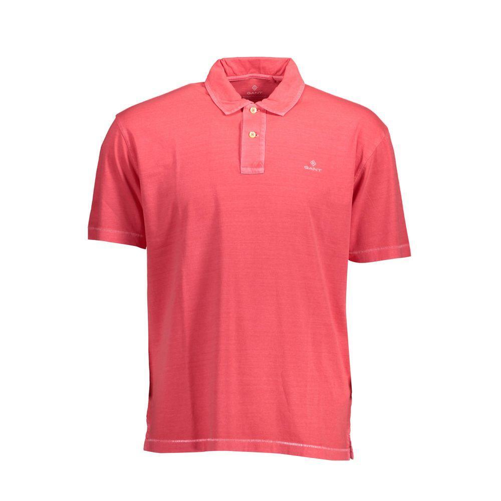 Gant Pink Cotton Polo Shirt GA-12784-S