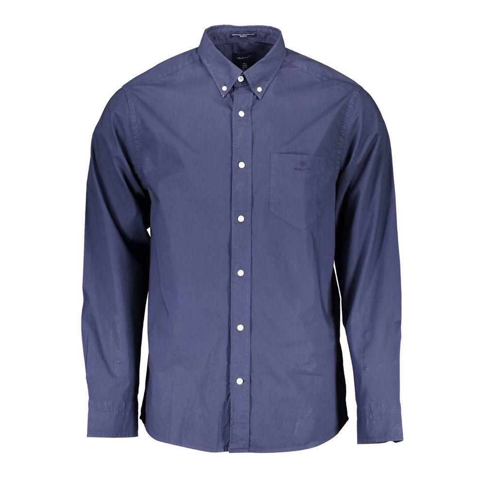 Gant Blue Cotton Shirt GA-14164-S