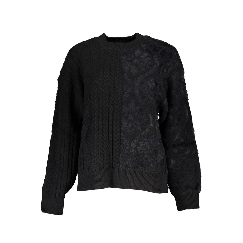 Desigual Black Cotton Sweater DE-24888-S