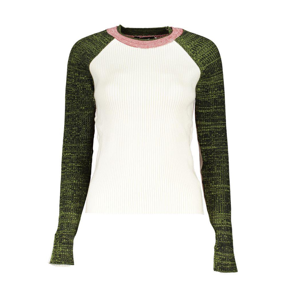 Desigual White Polyester Sweater DE-24897-S