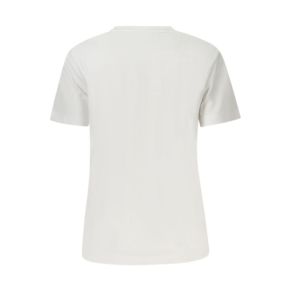 Calvin Klein White Cotton Tops & T-Shirt CA-39014-S