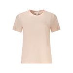 Calvin Klein Pink Cotton Tops & T-Shirt CA-39021-XS