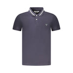 Guess Jeans Blue Cotton Polo Shirt GU-39027-M