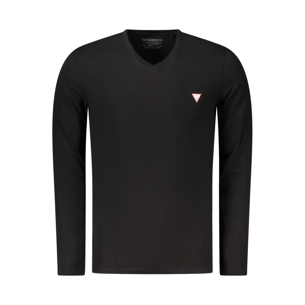 Guess Jeans Black Cotton T-Shirt GU-39051-S