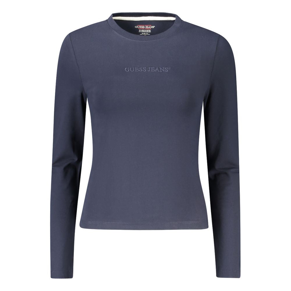 Guess Jeans Blue Cotton Tops & T-Shirt GU-39064-L