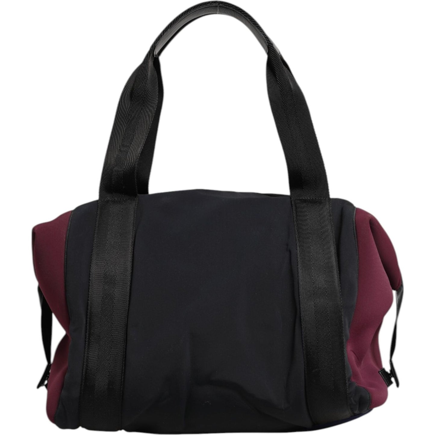 Dolce & Gabbana Black Maroon Hand Shoulder Duffel Travel Bag BAG4643
