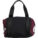 Dolce & Gabbana Black Maroon Hand Shoulder Duffel Travel Bag BAG4643