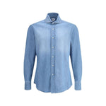 Brunello Cucinelli Denim Shirt BR-MH1921718C8333-M