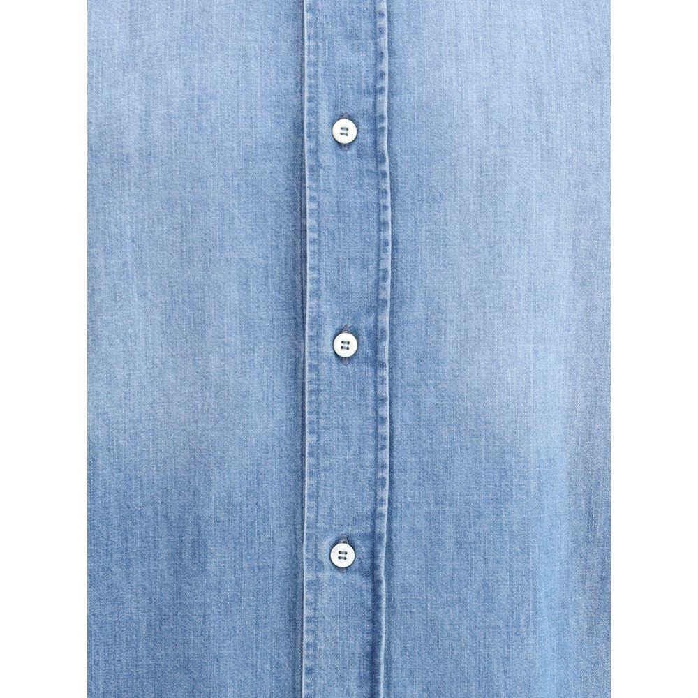 Brunello Cucinelli Denim Shirt BR-MH1921718C8333-M