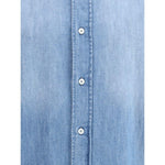 Brunello Cucinelli Denim Shirt BR-MH1921718C8333-M