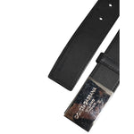 Dolce & Gabbana Black Leather Classic Metal Logo Buckle Belt BEL9491-90