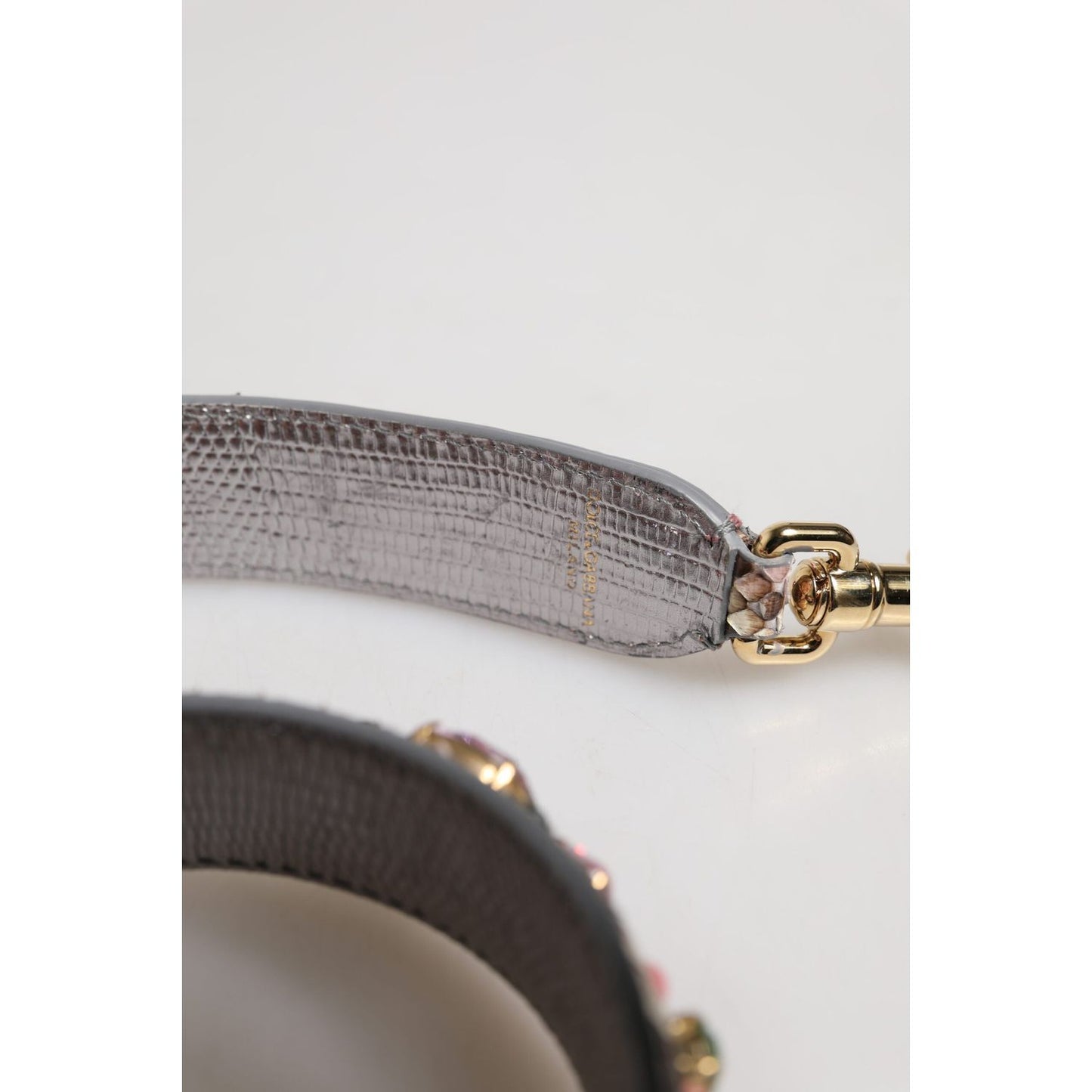 Dolce & Gabbana Multicolor Embellished Handbag Shoulder Strap WMB529