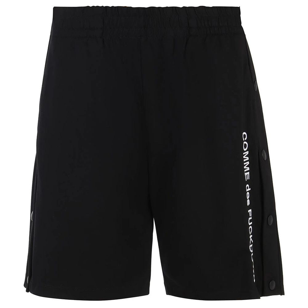 Comme Des Fuckdown Black Viscose Men Bermuda Short CO-15729-L