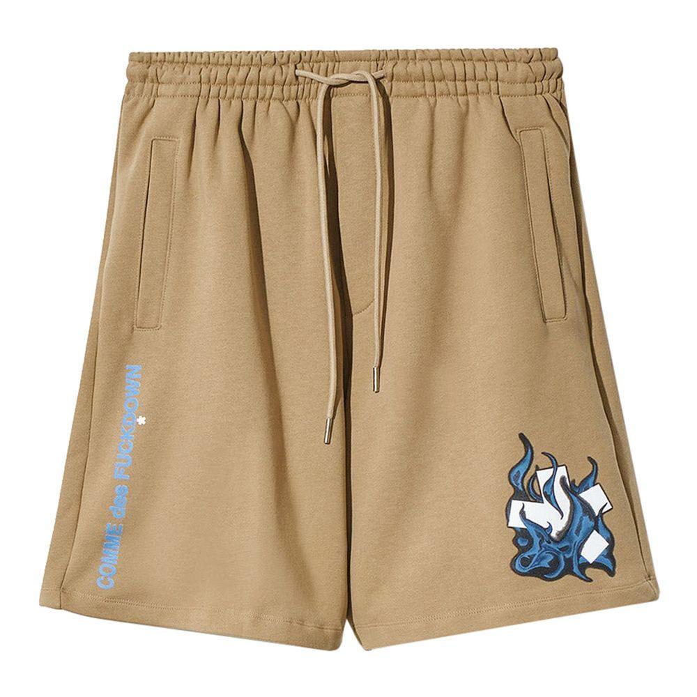 Comme Des Fuckdown Brown Cotton Short CO-15730-XL