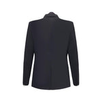 Casablanca Double-breasted Blazer CA-MPF25JK38001BLACK-IT46 | S