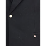 Casablanca Double-breasted Blazer CA-MPF25JK38001BLACK-IT46 | S