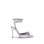 MACH & MACH Silk Pumps with double bow MA-FW200237WHITE-EU36/US6