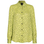 PINKO Green Polyester Shirt PI-15746-IT38|XS