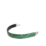 Dolce & Gabbana Black Green Exotic Leather Bag Shoulder Strap