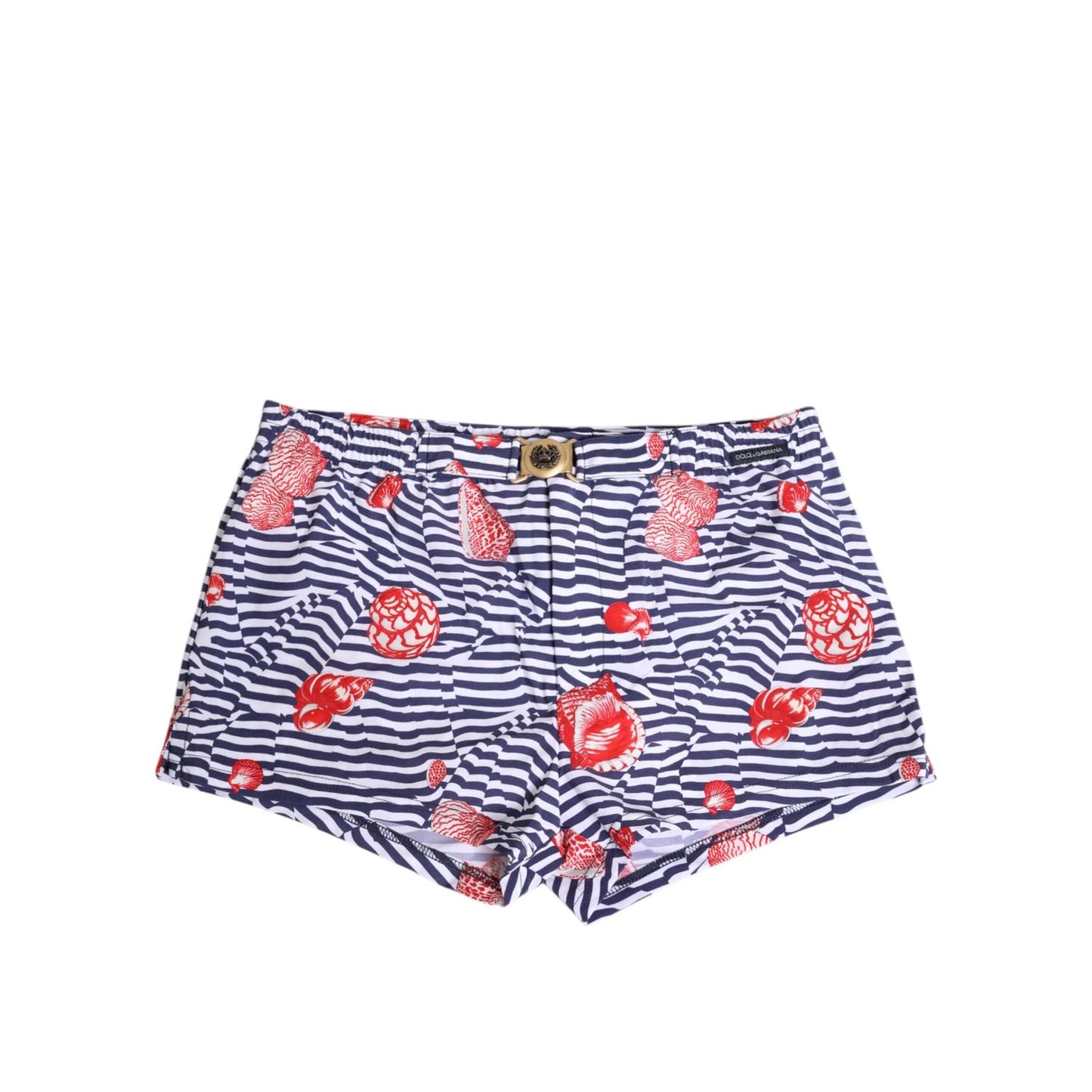 Dolce & Gabbana Multicolor Striped Beachwear Swim Trunk Swimwear
