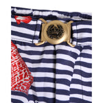 Dolce & Gabbana Multicolor Striped Beachwear Swim Trunk Swimwear