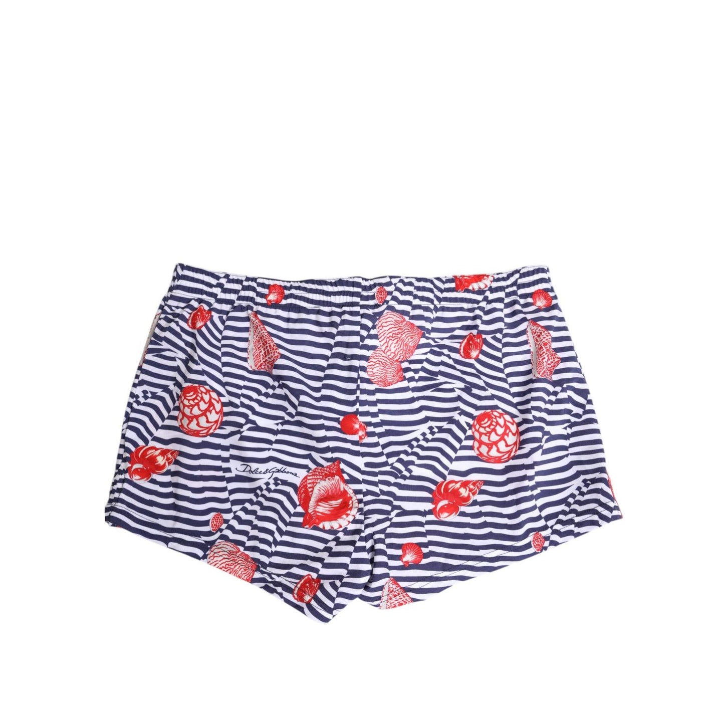 Dolce & Gabbana Multicolor Striped Beachwear Swim Trunk Swimwear