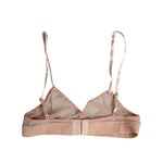 Dolce & Gabbana Powder Pink Nylon DG Logo Non Wire Bra Underwear