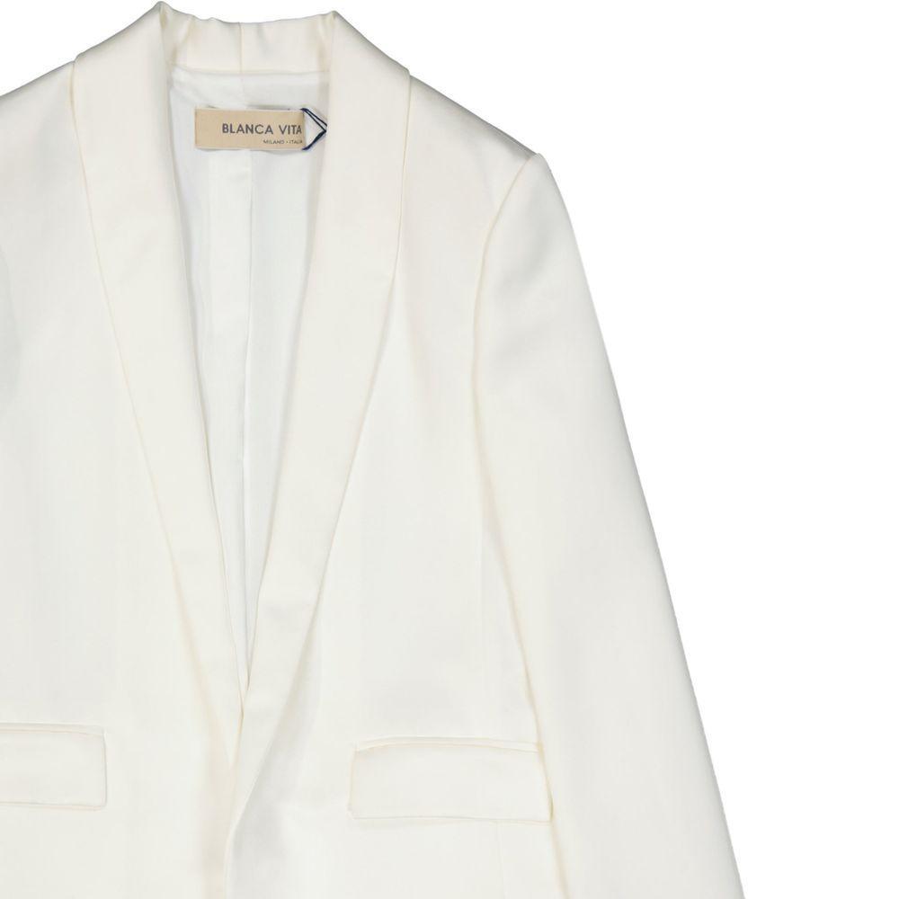 BLANCA VITA Satin Effect Jacket BL-8735248613588-40