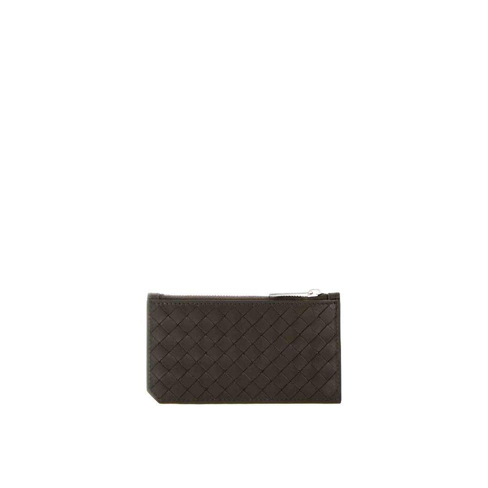 Bottega Veneta Intrecciato Leather Card Holder BO-8770063401172