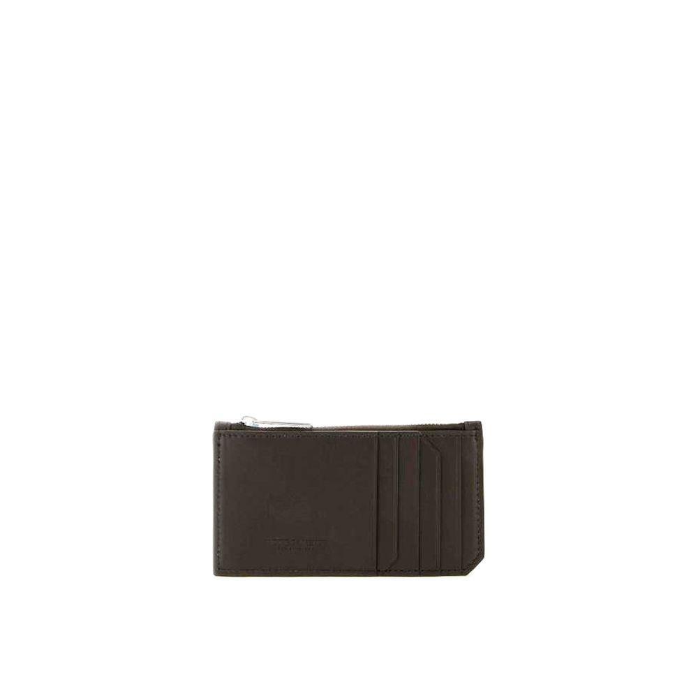 Bottega Veneta Intrecciato Leather Card Holder BO-8770063401172