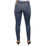 Acne Studios Blå Konst Climb Mid Blue Cotton Denim Jeans AC-8846134902996-W27