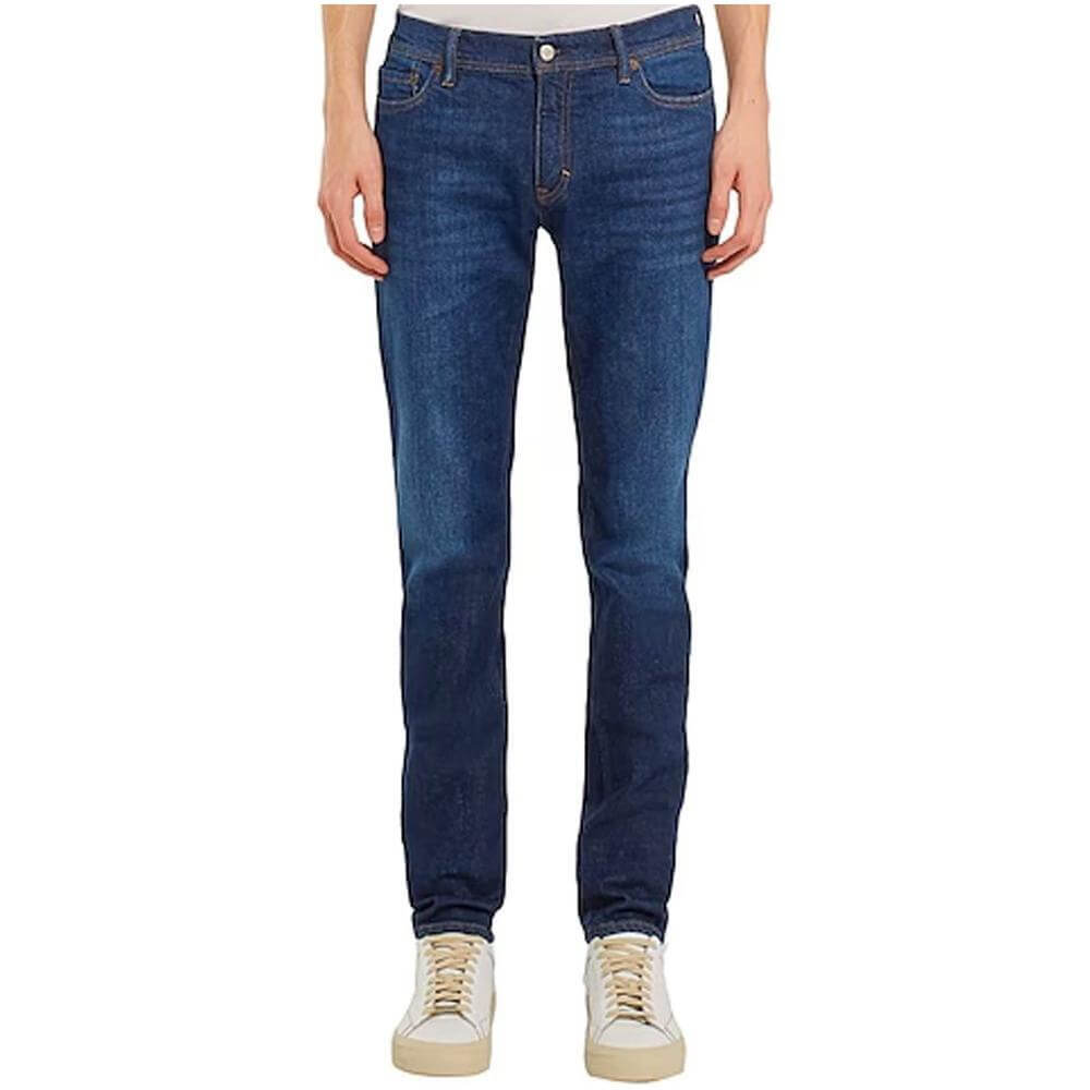 Acne Studios River Dark Blue Cotton Denim Jeans AC-8847107784916-W32