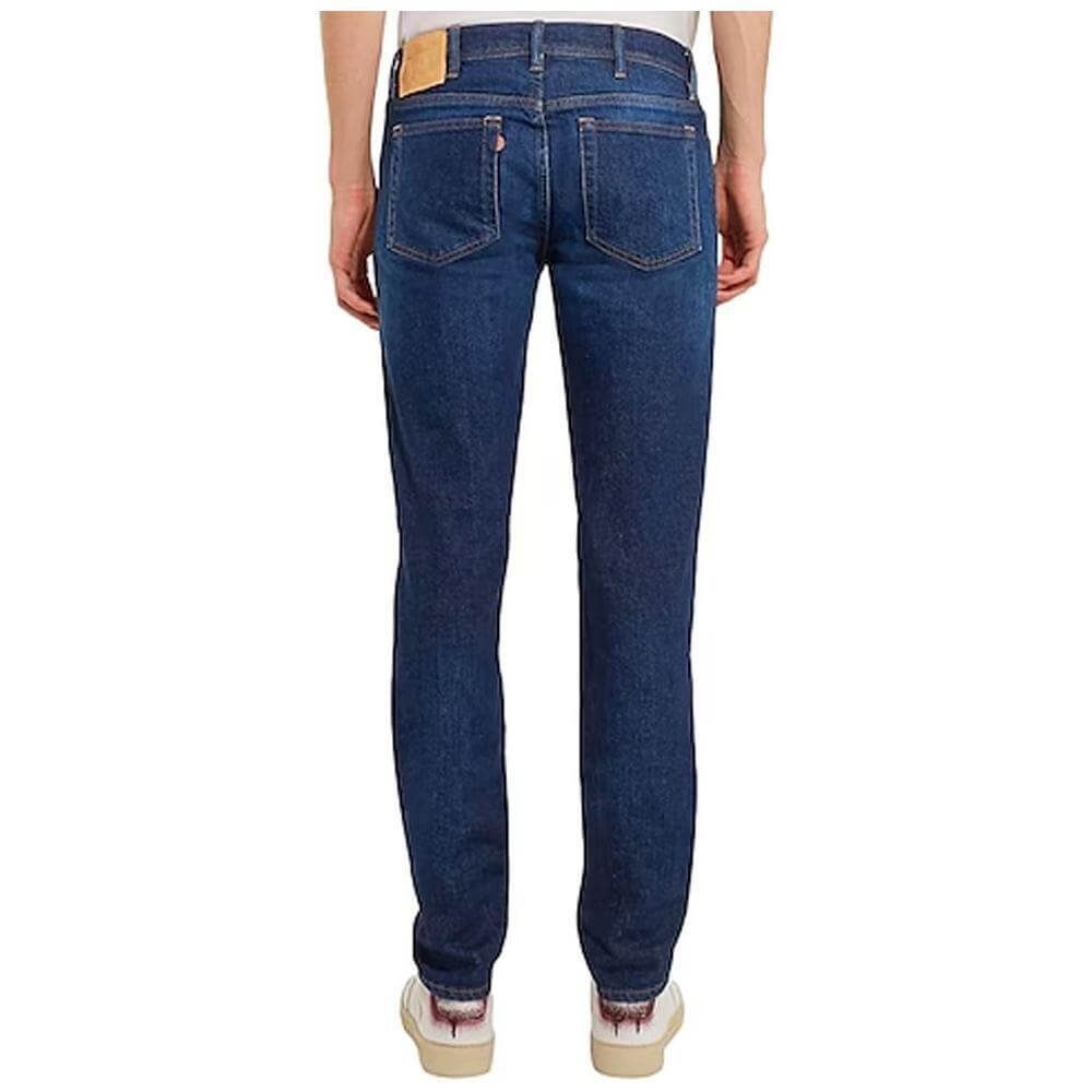 Acne Studios River Dark Blue Cotton Denim Jeans AC-8847107784916-W32