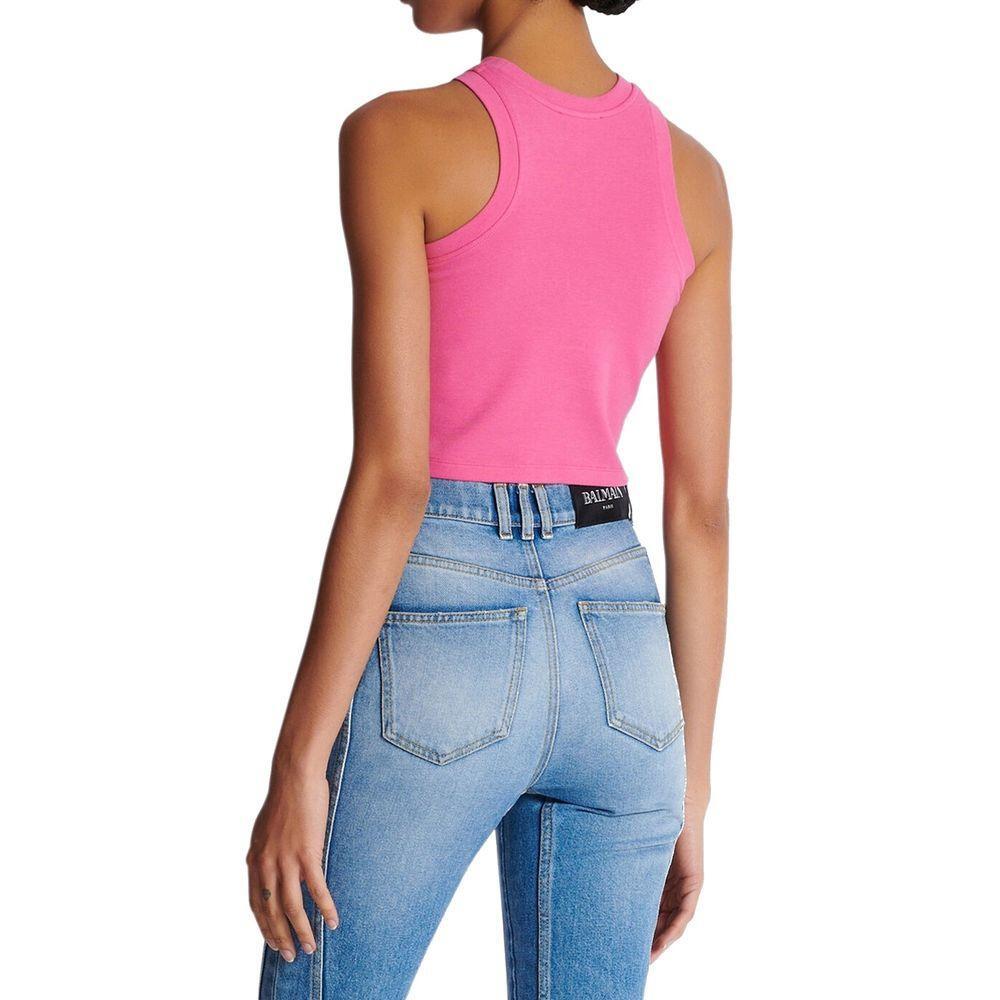 Balmain Cropped Tank Top BA-8776392605908-S